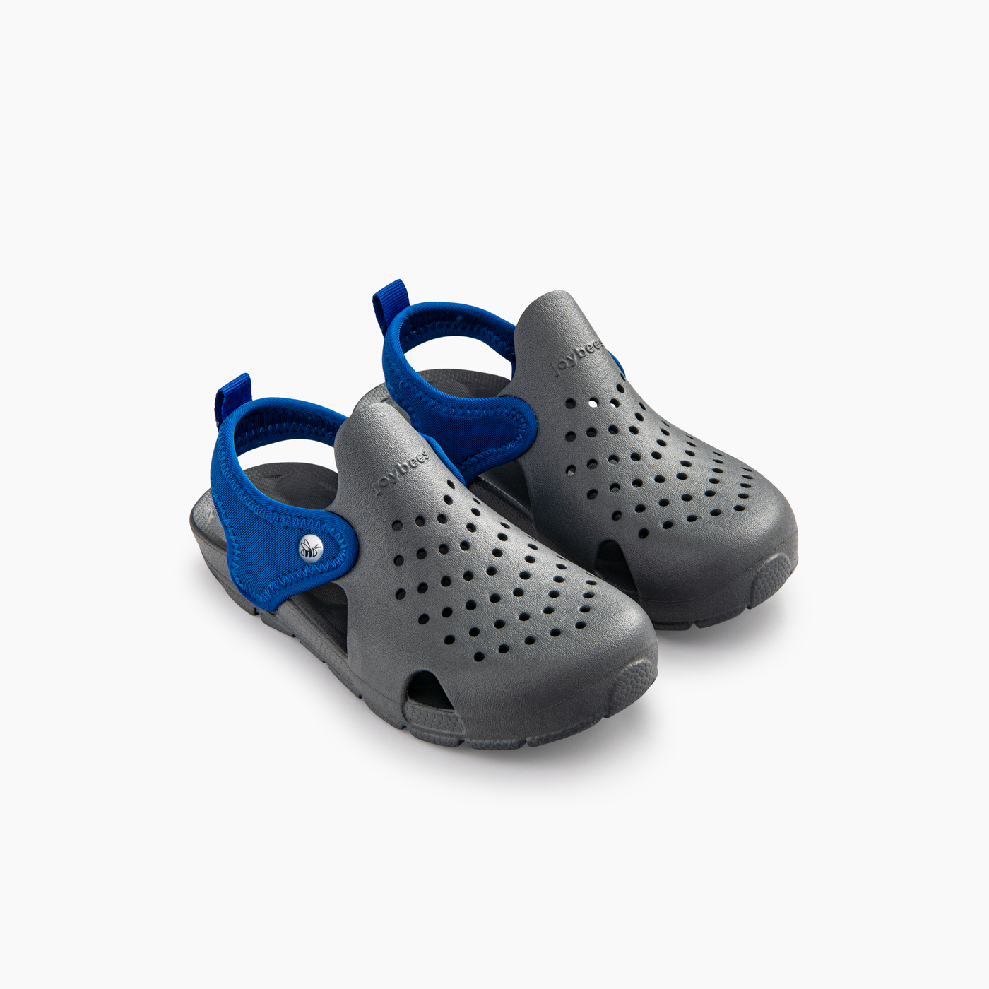 Charcoal/Sport Blue Kids Creek Sandal#color_charcoal-sport-blue
