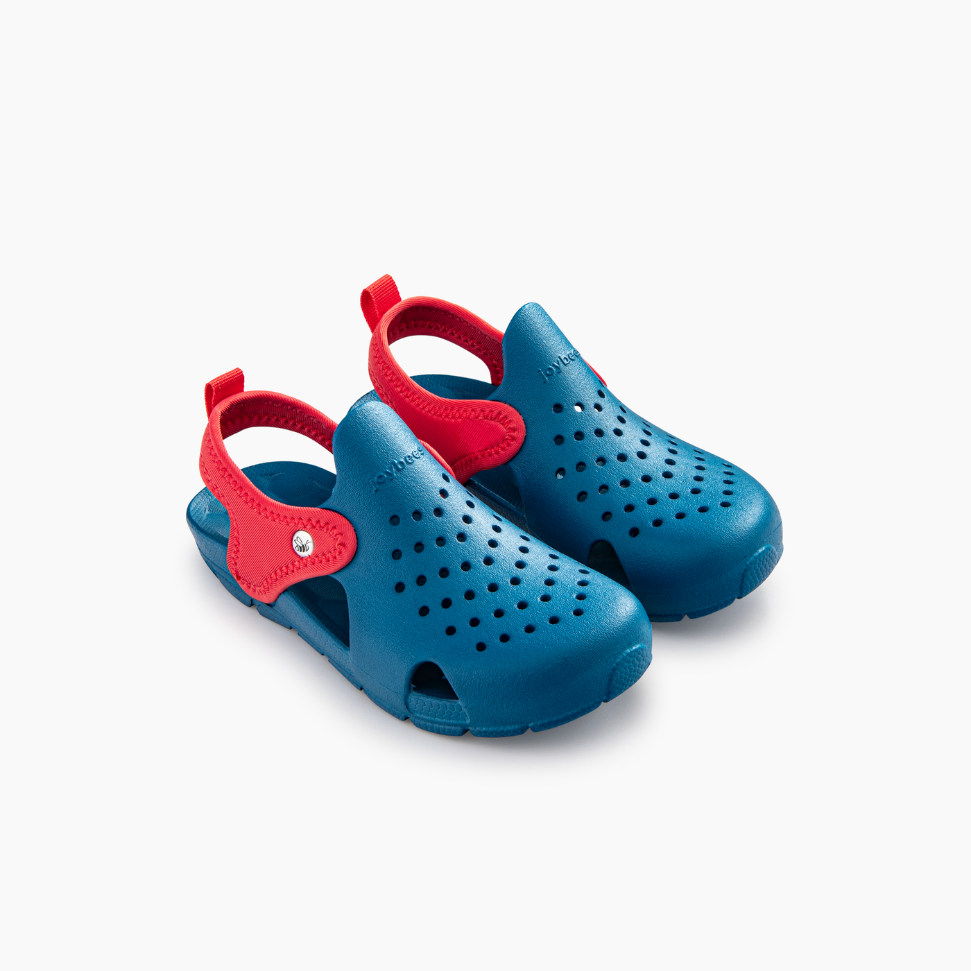 Midnight Teal/Red Kids Creek Sandal#color_midnight-teal-red