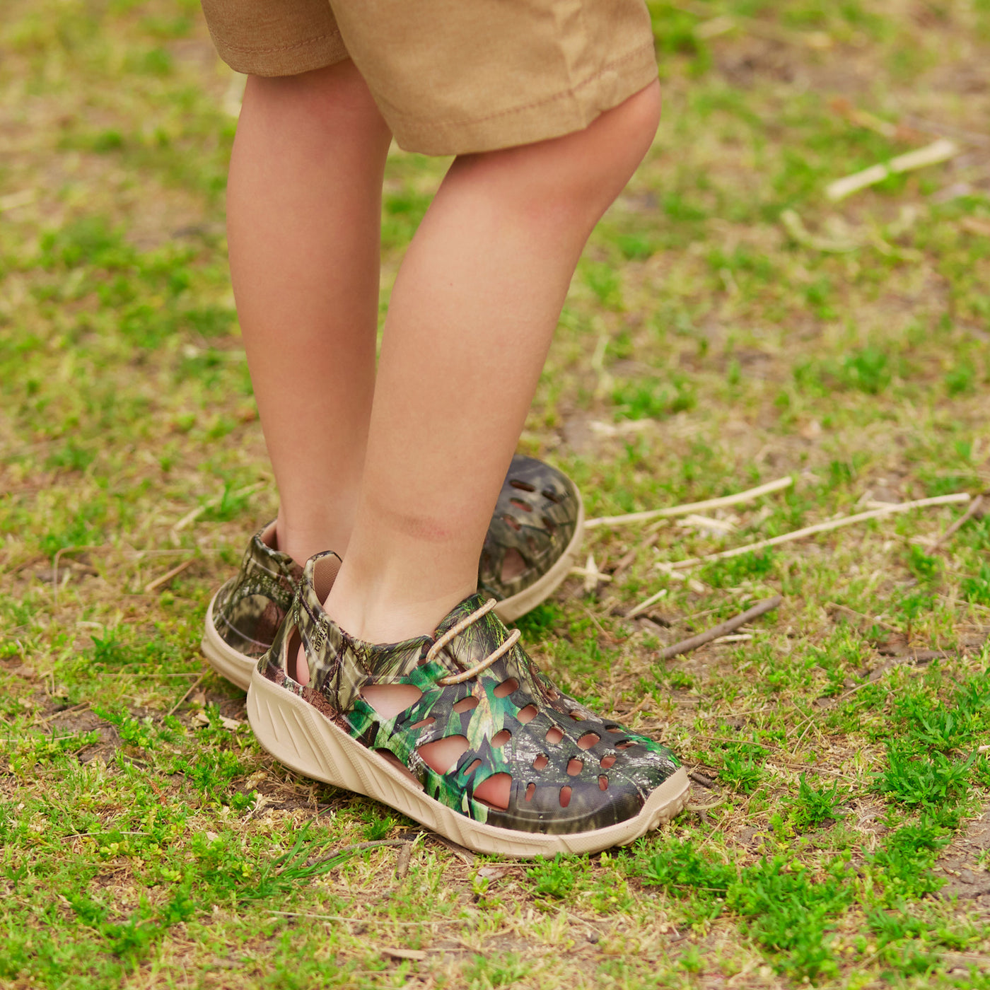 Mossy Oak Break Up Country Kids' Trekking Shoe#color_mossy-oak-break-up-country