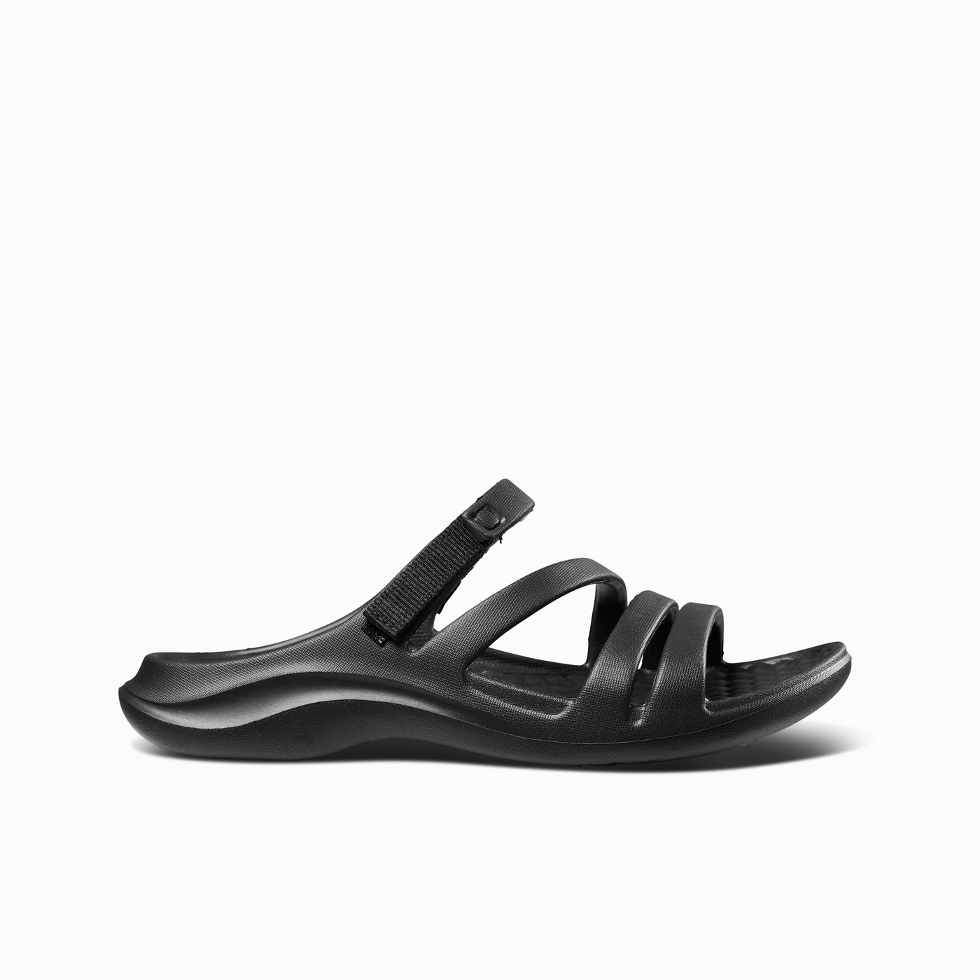 Black Lakeshore Sandal#color_black