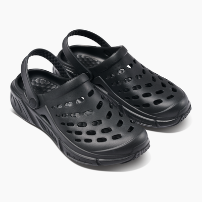 Adult Black Trekking Clog#color_black