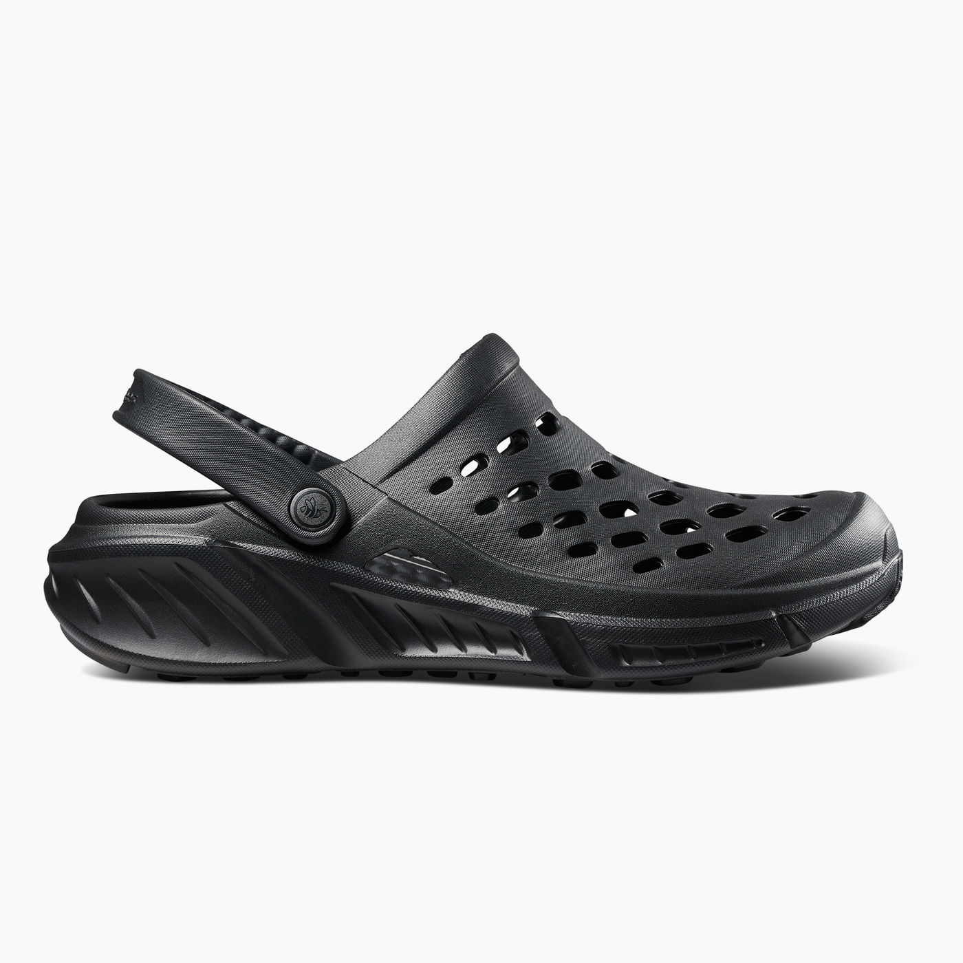 Adult Black Trekking Clog#color_black