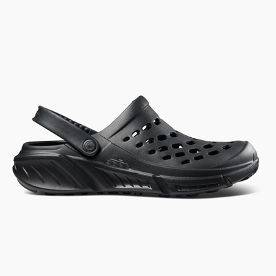 Adult Black Trekking Clog#color_black