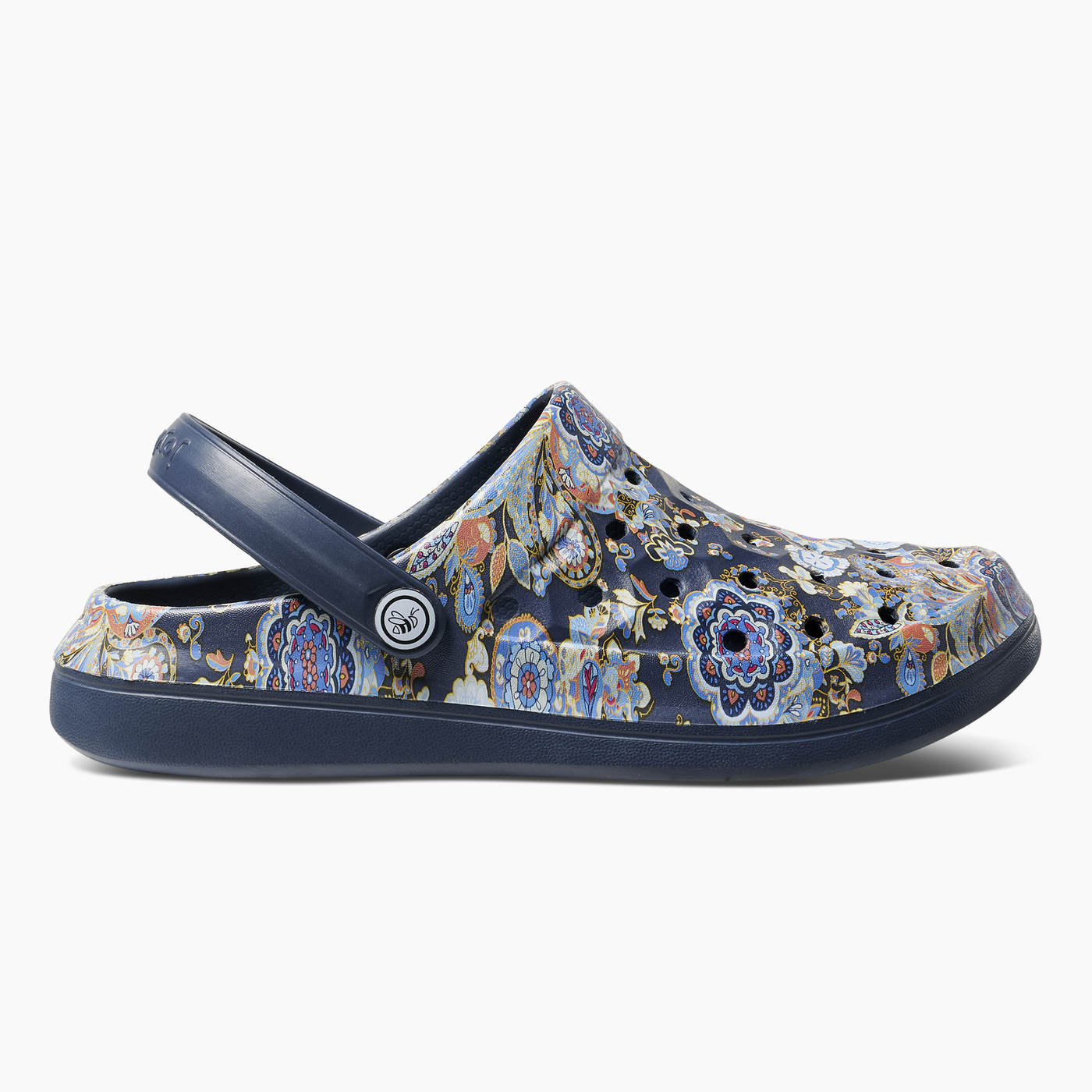 True Navy Paisley Medallion Women’s Varsity Clog Graphics#color_true-navy-paisley-medallion