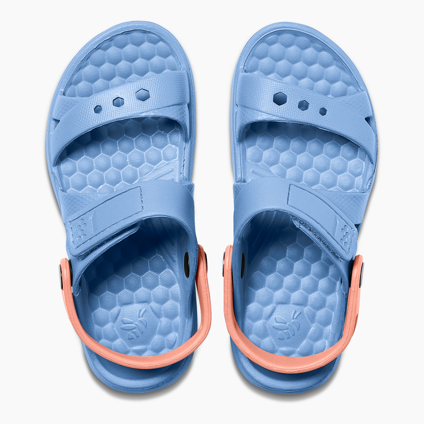 Frozen Fjord / Peach Kids Adventure Sandal#color_frozen-fjord-peach