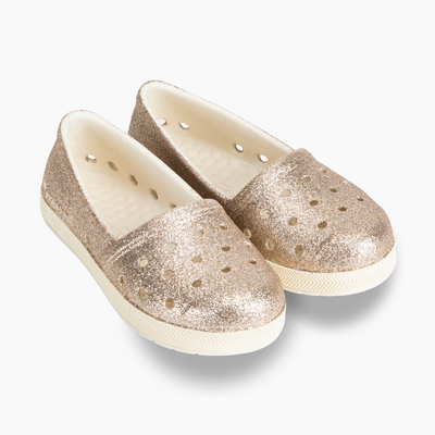 Bone Glitter Girls' Espadrille#color_bone-glitter