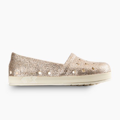 Bone Glitter Girls' Espadrille#color_bone-glitter