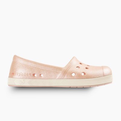 Champagne Shimmer/Bone Girls' Espadrille#color_champagne-shimmer-bone