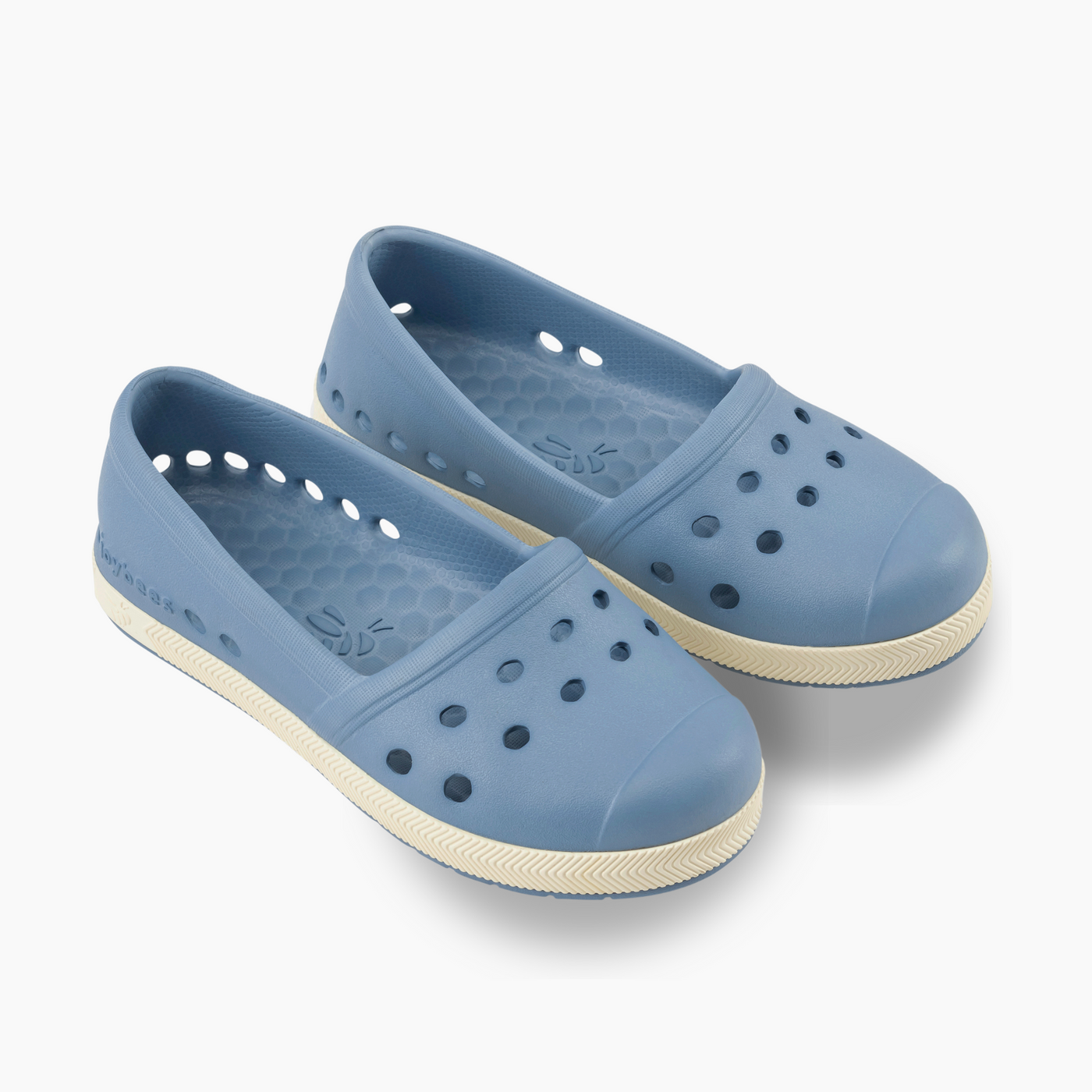 Dusty Blue/Bone Girls' Espadrille#color_dusty-blue-bone