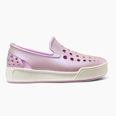 Iridescent Purple / Sea Salt Kids' Skate Sneaker#color_iridescent-purple-sea-salt