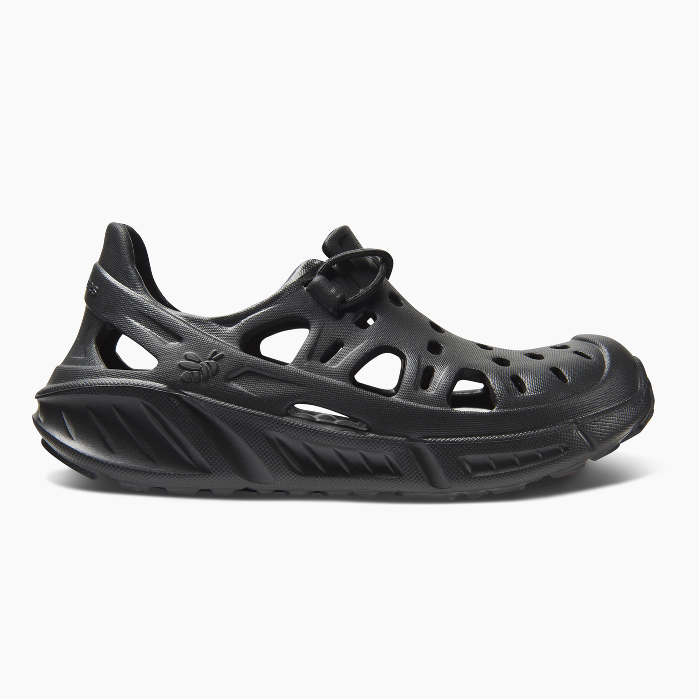 Black Kids' Trekking Shoe#color_black