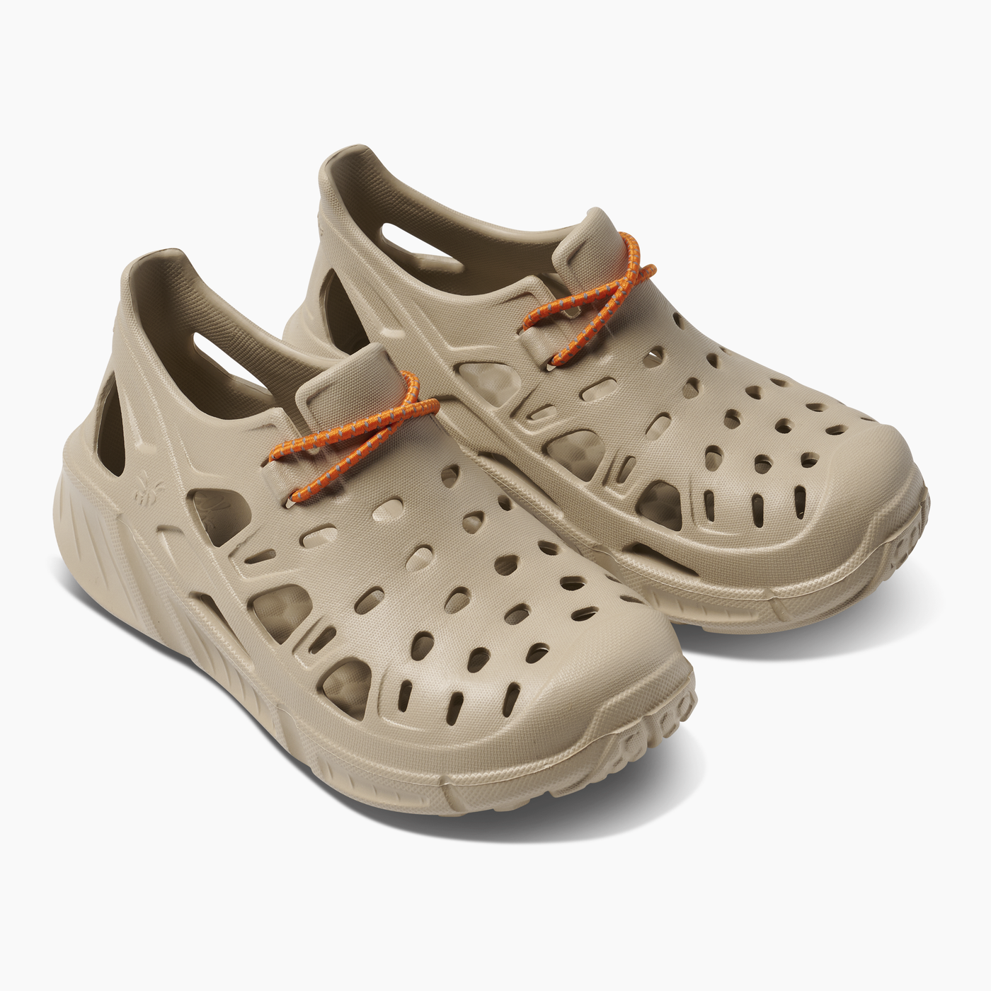 Driftwood / Burnt Orange Kids' Trekking Shoe#color_driftwood-burnt-orange