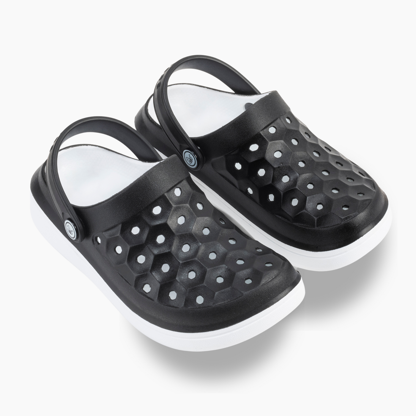 Black/White Kids' Varsity Clog#color_black-white