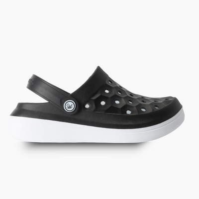 Black/White Kids' Varsity Clog#color_black-white