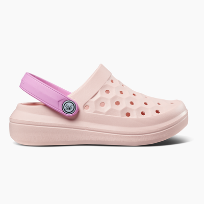 Pale Pink/ Orchid Kids' Varsity Clog#color_pale-pink-orchid