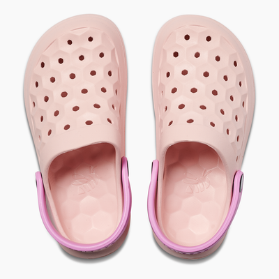 Pale Pink/ Orchid Kids' Varsity Clog#color_pale-pink-orchid