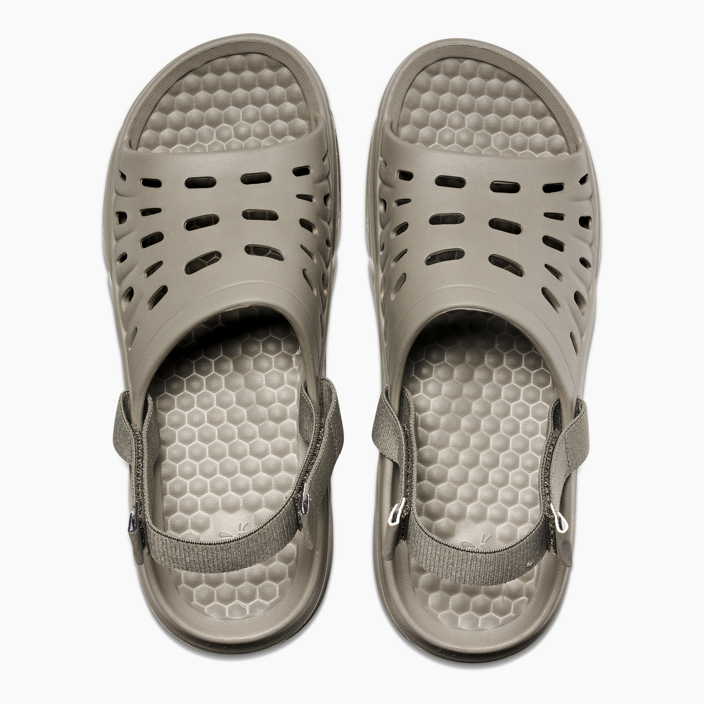 Grey Green Men's Trekking Slide#color_grey-green