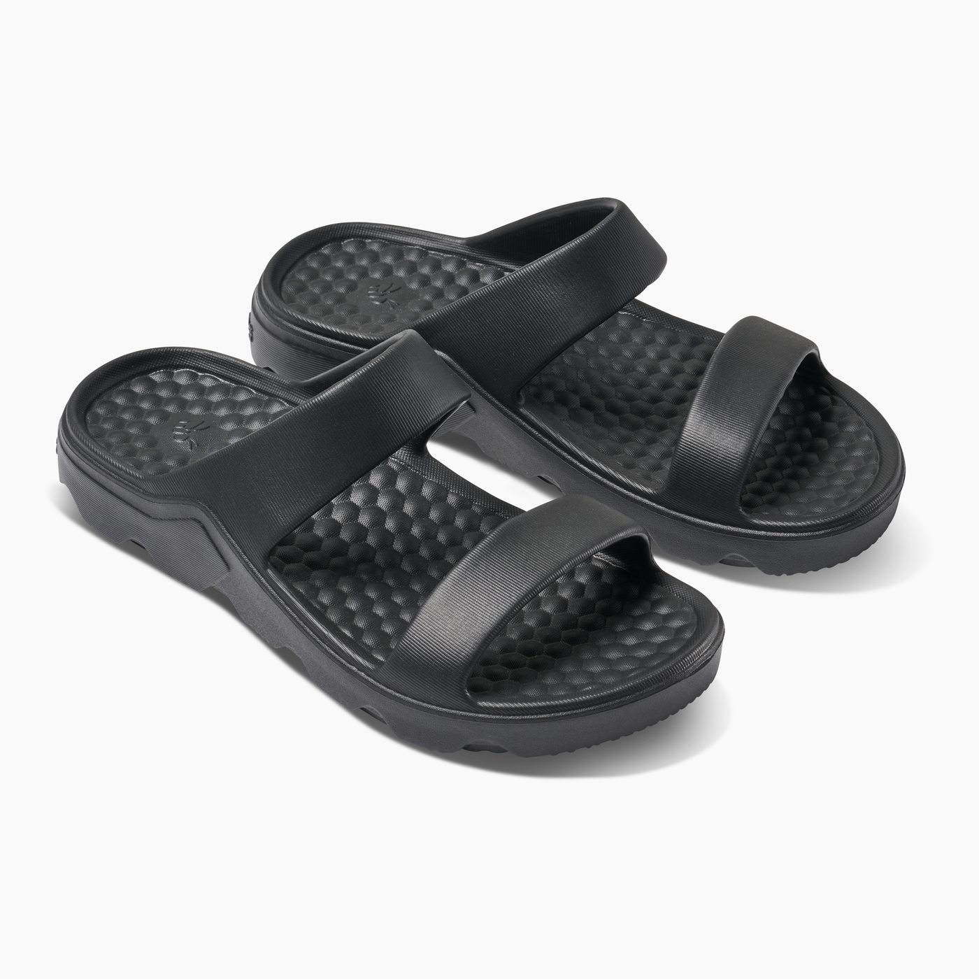 Black Women's Riviera Sandal#color_black