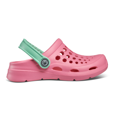 Hyper Blush Hyper Mint Kids Active Clog#color_hyper-blush-hyper-mint