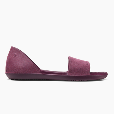 Sueded Mulberry Womens Friday Flat#color_sueded-mulberry