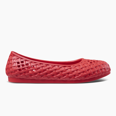 Tomato Women's Willow Flat#color_tomato