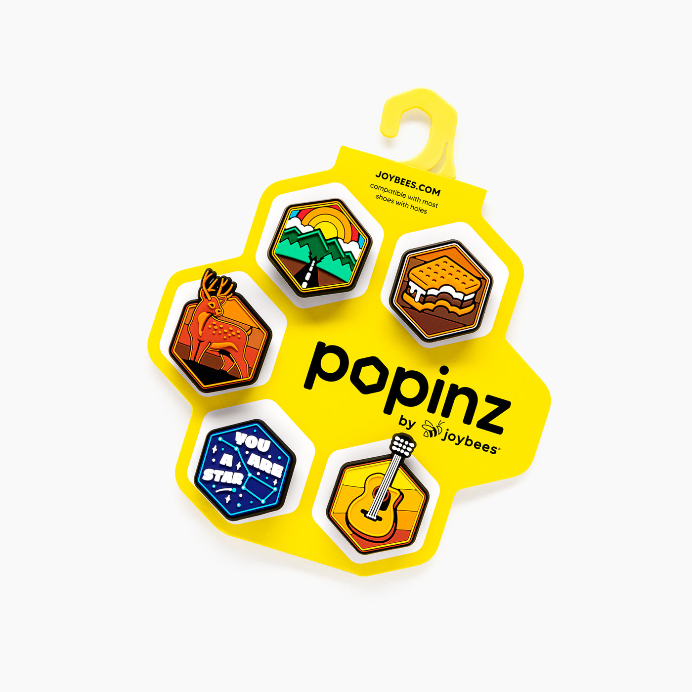 Camping Popinz 5 Pack Shoe Charms