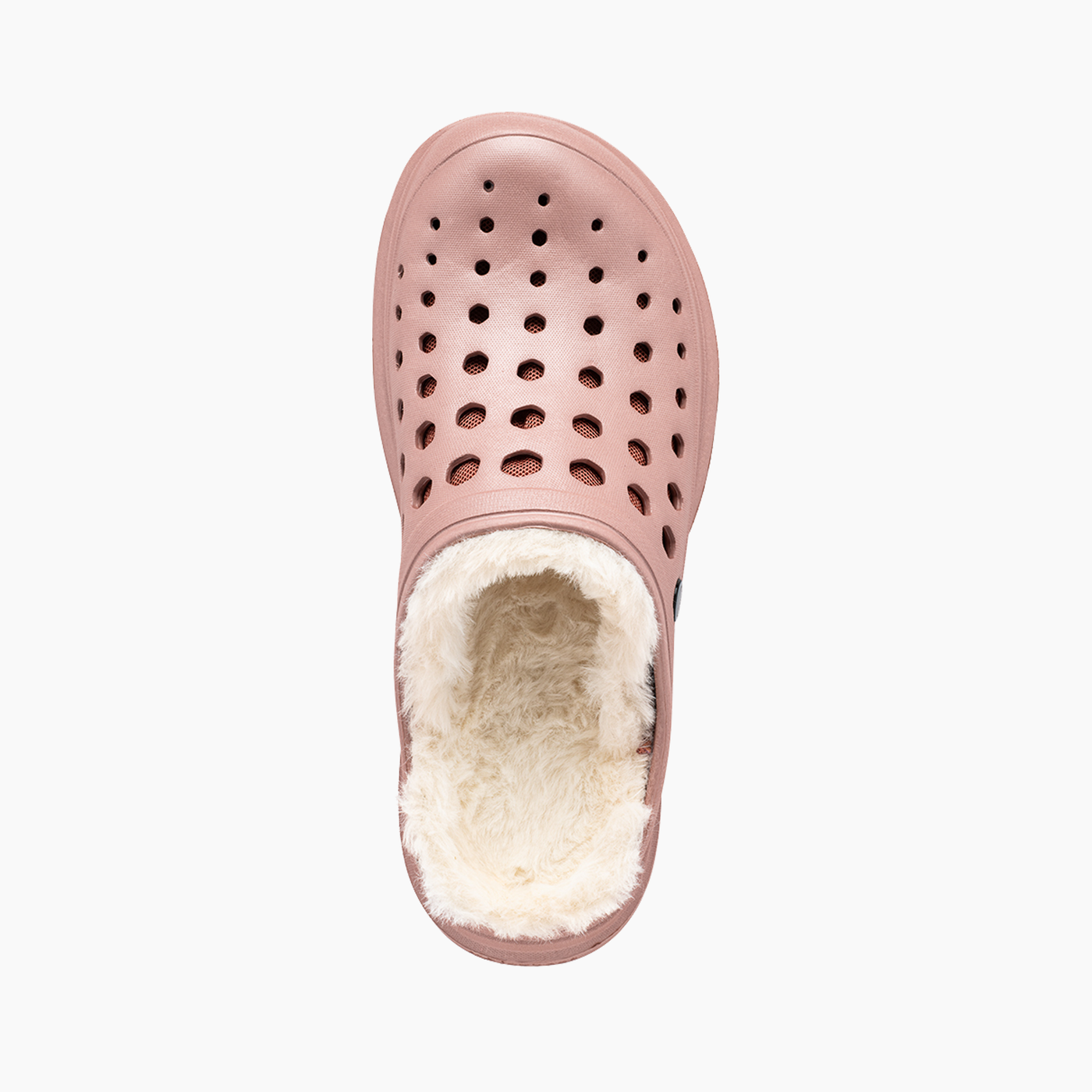 Rose Gold/Natural Womens Cozy Lined Clog#color_rose-gold-natural