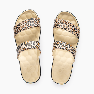 Leopard on Sand/Black Womens Cute Sandal#color_leopard-on-sand-black