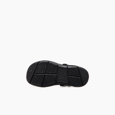 Black Spiral Tie Dye Kids Active Clog#color_black-spiral-tie-dye