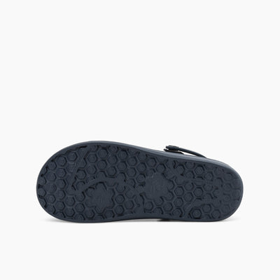 True Navy/Faded Blue Men's Varsity Lined Clog#color_true-navy-faded-blue