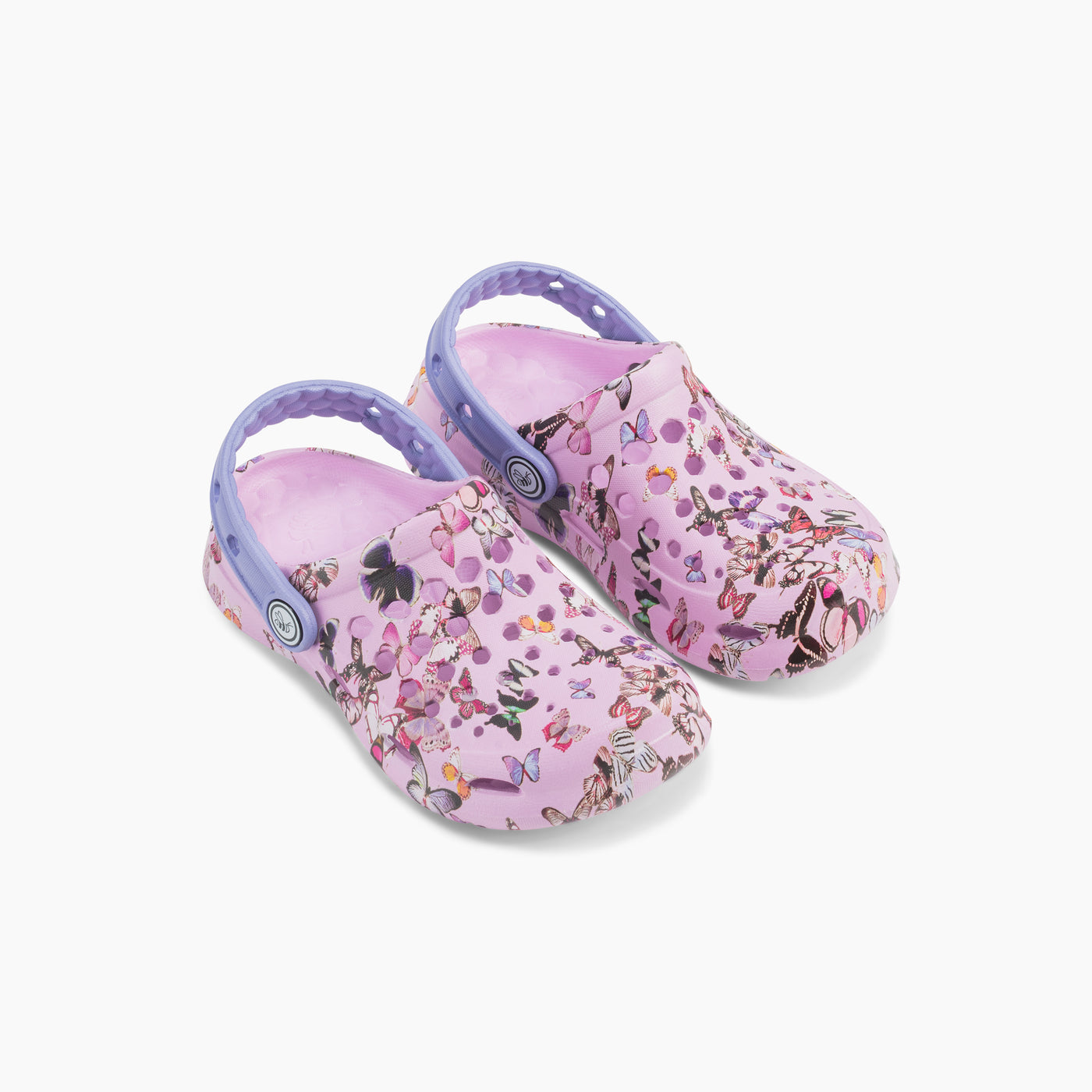 Lavender Butterfly Kids Active Clog#color_lavender-butterfly