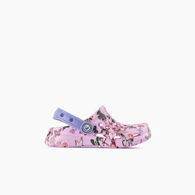 Lavender Butterfly Kids Active Clog#color_lavender-butterfly