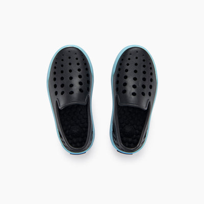 Black/Blue TPR Kids' Skate Sneaker#color_black-blue-tpr