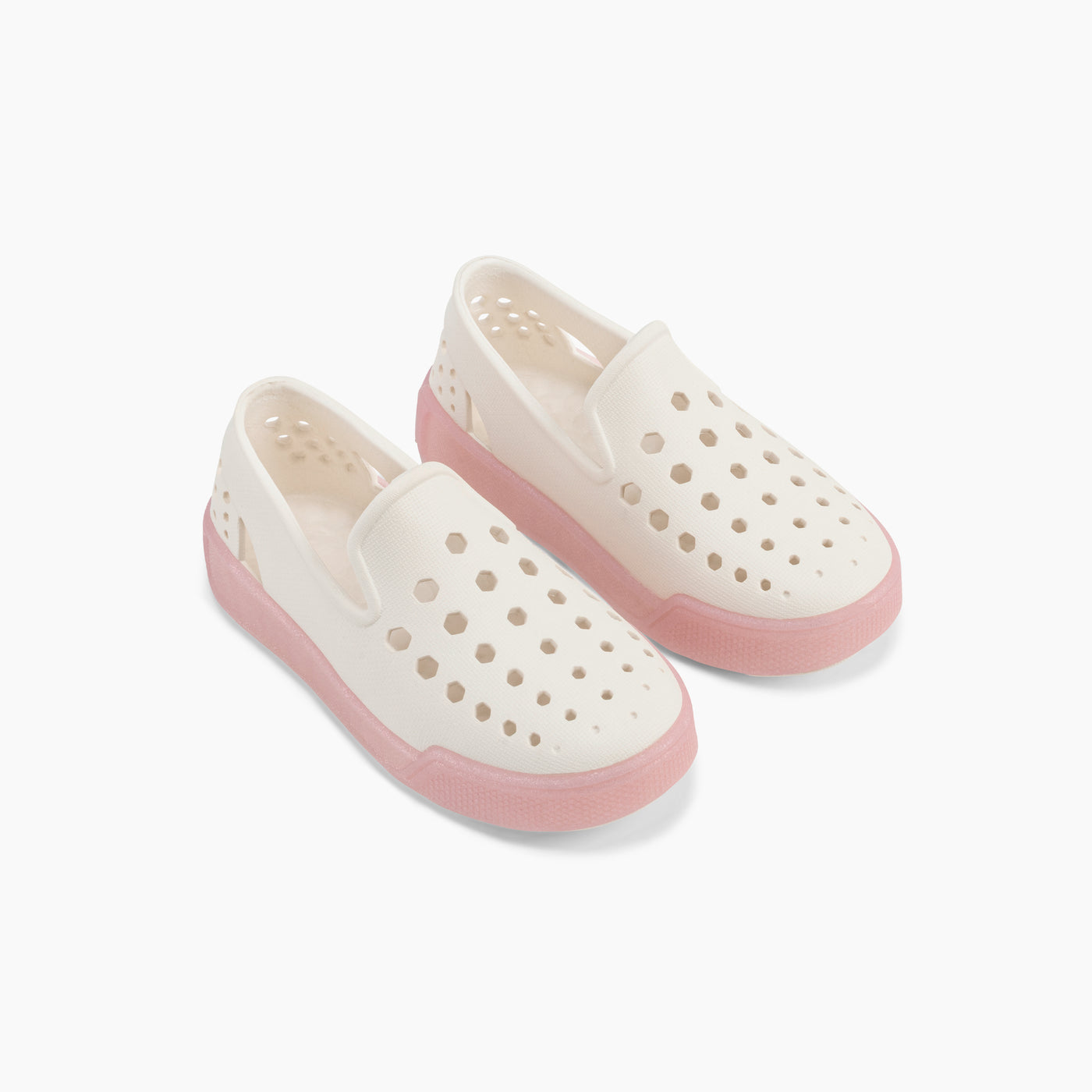 Bone/Pink Jelly Kids' Skate Sneaker#color_bone-pink-jelly