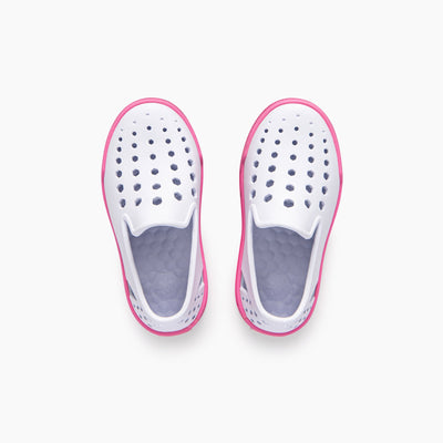 White/Soft Pink Kids' Skate Sneaker#color_white-soft-pink