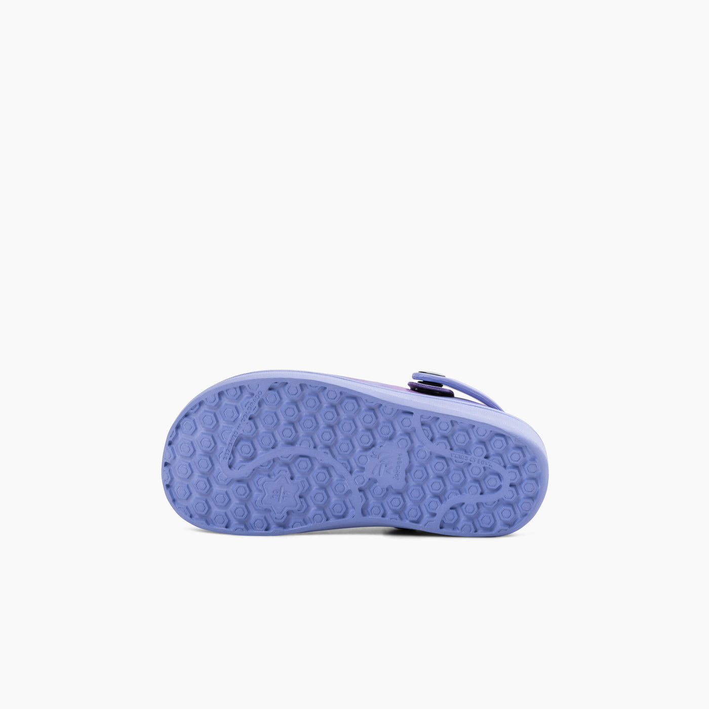 Blue Iris Cloud Tie Dye Kids' Varsity Lined Clog#color_blue-iris-cloud-tie-dye