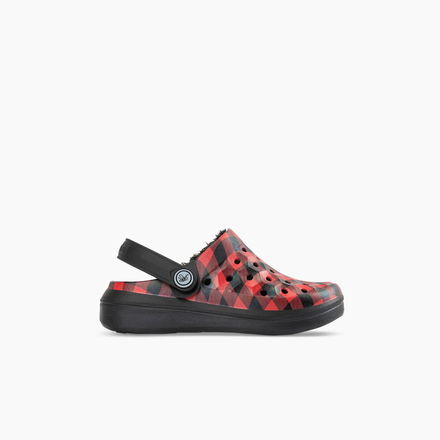 Buffalo Plaid Kids' Varsity Lined Clog#color_buffalo-plaid