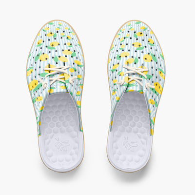 Lemon Stripe Women's Weekend Mule#color_lemon-stripe